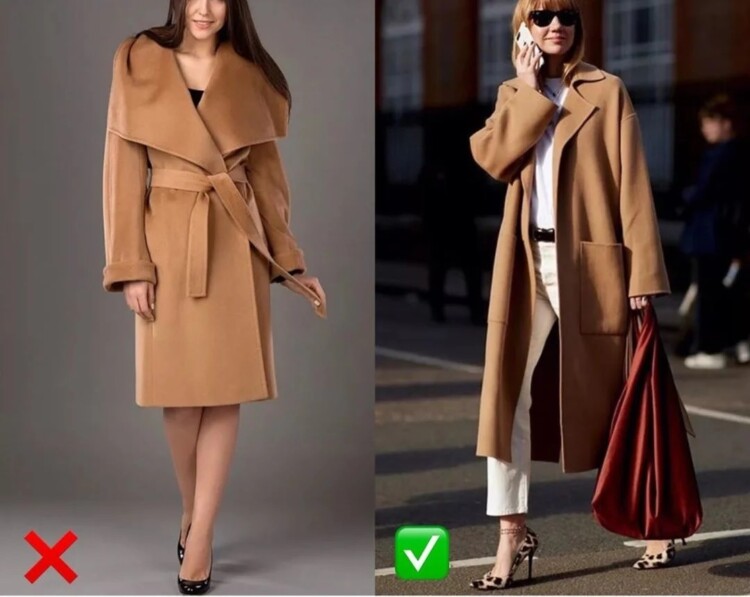 Какая длина должна быть у пальто женское